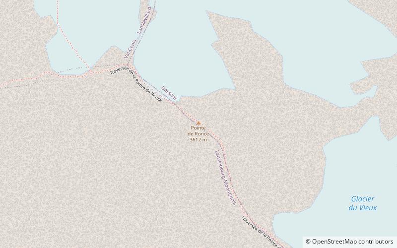 Pointe de Ronce location map