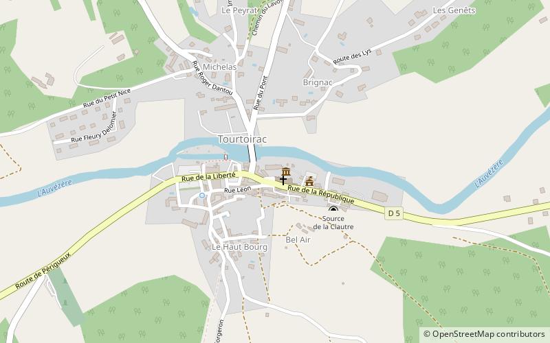 Tourtoirac location map