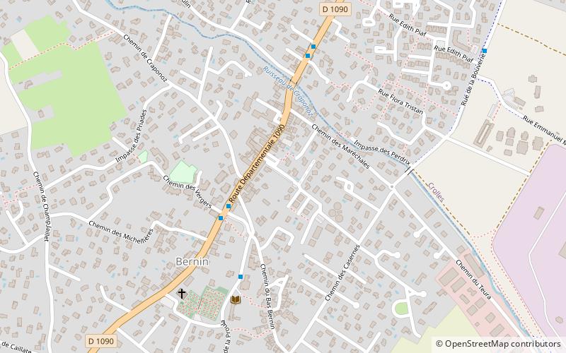 Bernin location map