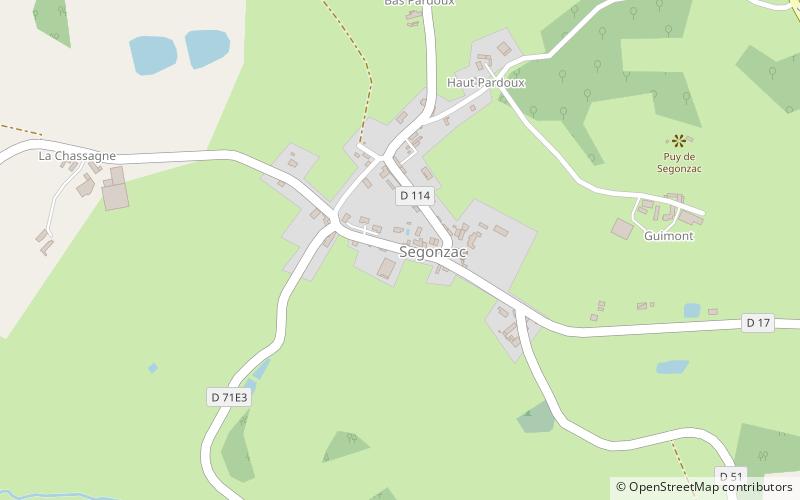 Segonzac location map