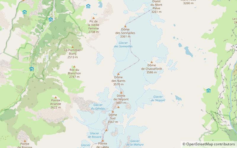 dome des nants location map