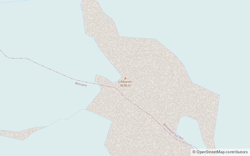 Albaron di Savoia location map