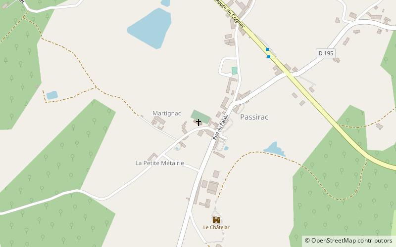 Église Saint-Pierre de Passirac location map