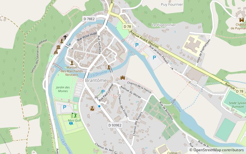 Castel de la Hierce location map