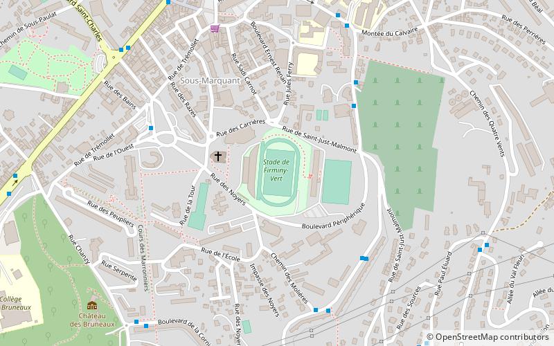 Firminy-Vert Stadium location map