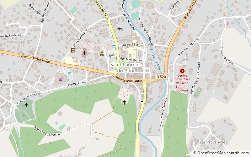 Saint-Laurent-du-Pont location map