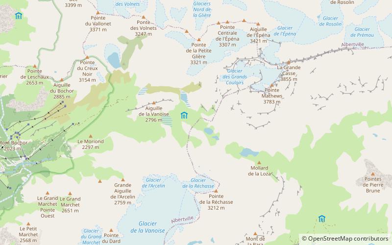 Col de la Vanoise location map