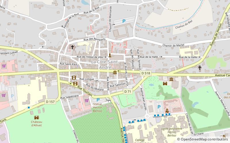 Hector Berlioz Museum location map