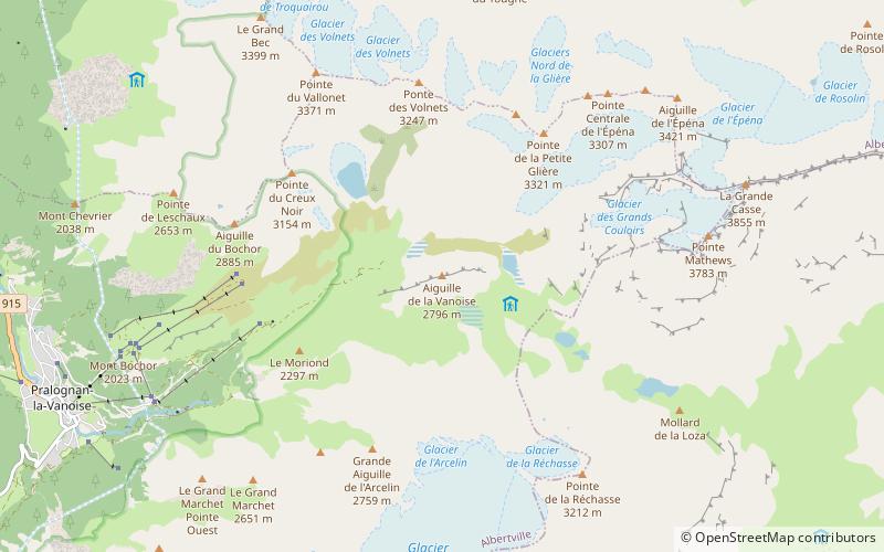 Aiguille de la Vanoise location map