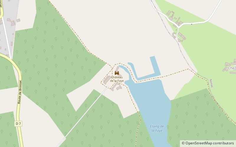 Château de la Faye location map