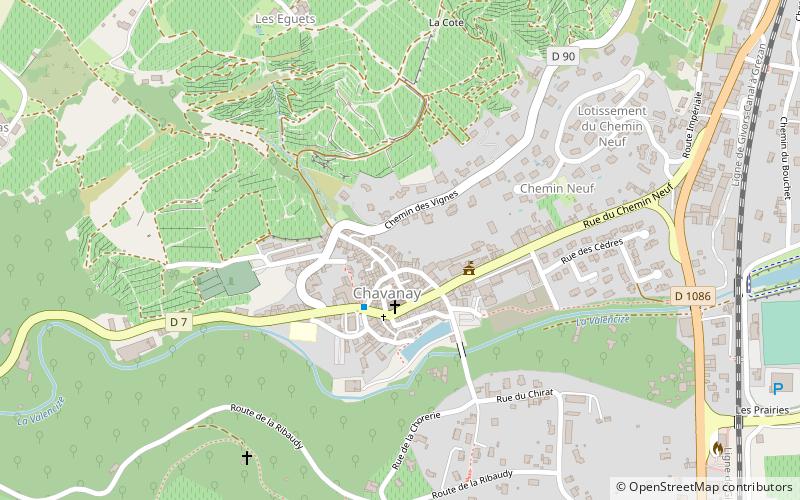 chavanay saint maurice lexil location map