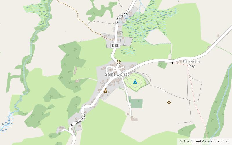 Saint-Donat location map