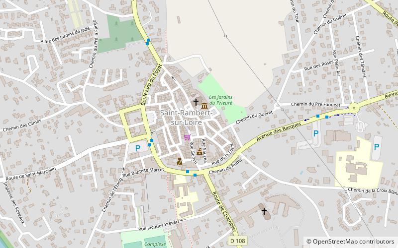 Saint-Just-Saint-Rambert location map