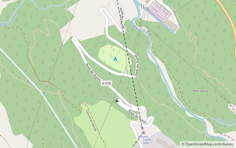 Tignes-les-Brévières location map