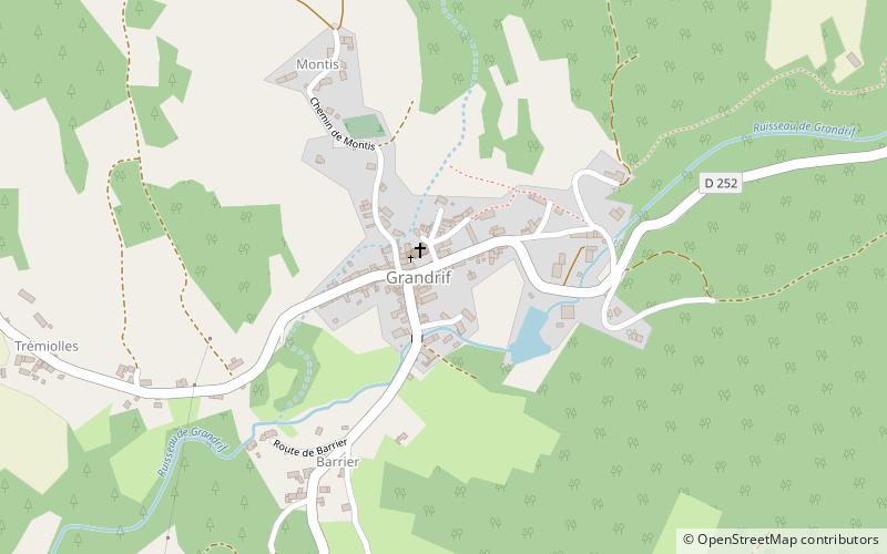 grandrif saint romain location map