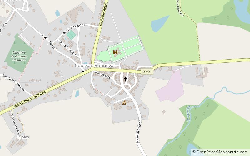 St. Saturnin Church location map