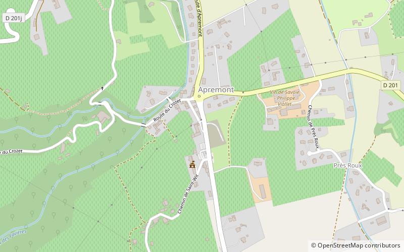 Apremont location map