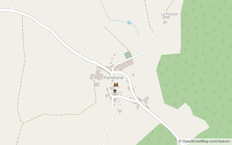 Chaméane location map