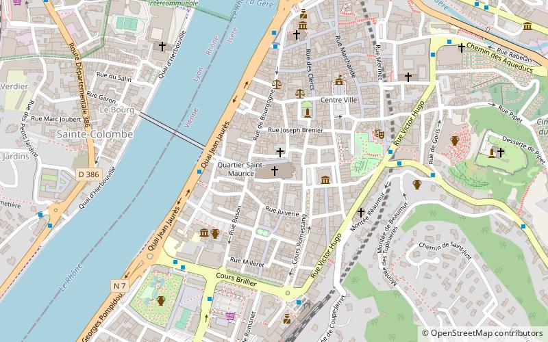 Catedral de San Mauricio de Vienne location map