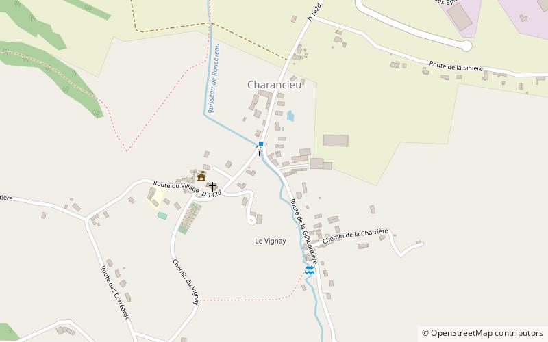 Charancieu location map
