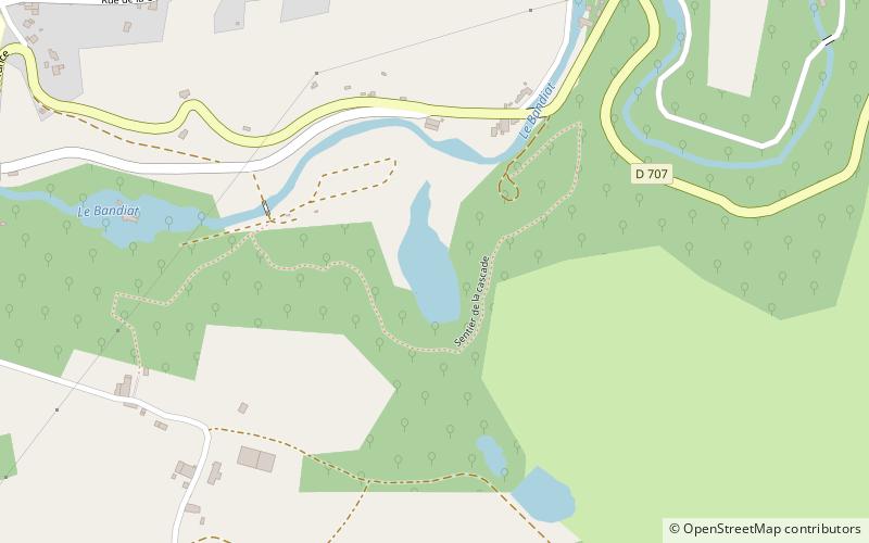 tabataud quarry nontron location map