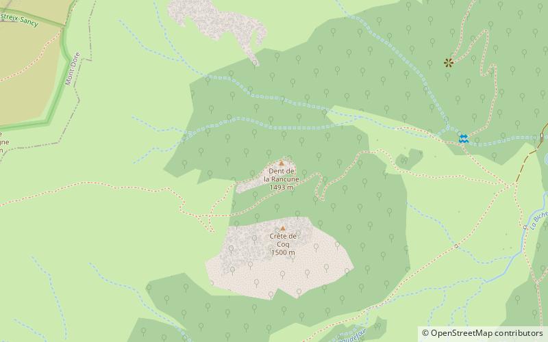 La Dent de la Rancune location map