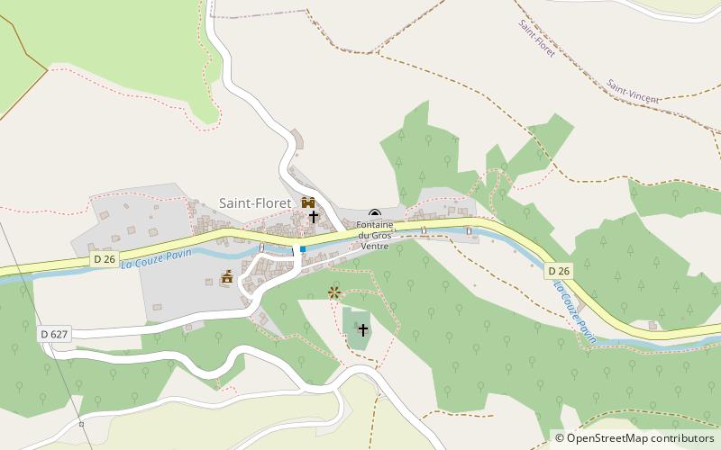Saint-Floret location map