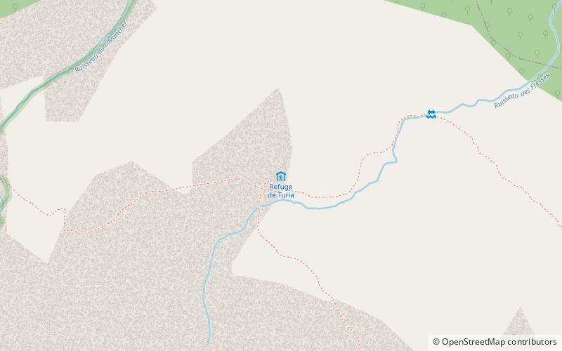 refuge de turia location map