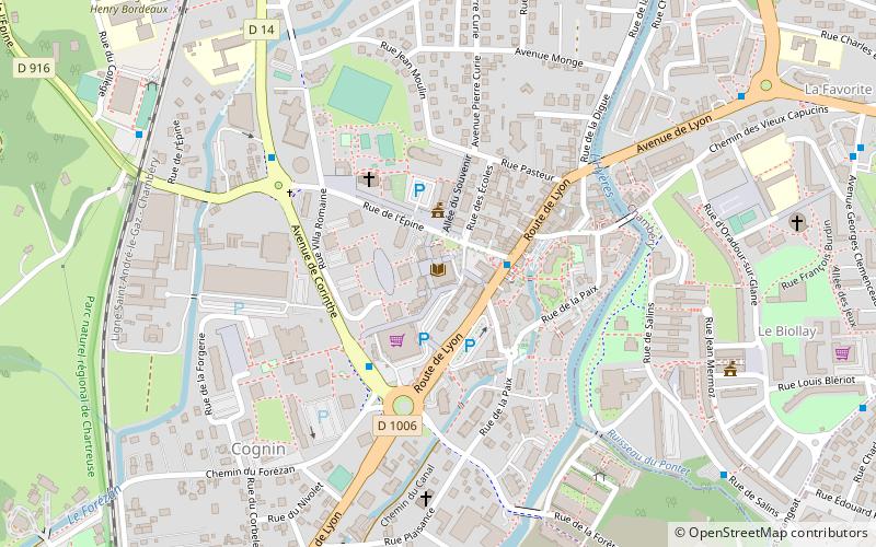Hôtel de Ville de Cognin location map