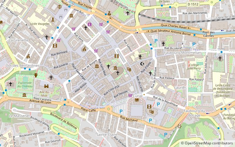 Kathedrale von Chambéry location map