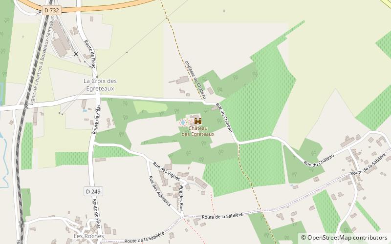 Château des Egreteaux location map