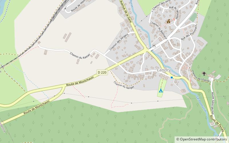 Landry location map