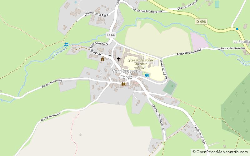 Verrières-en-Forez location map