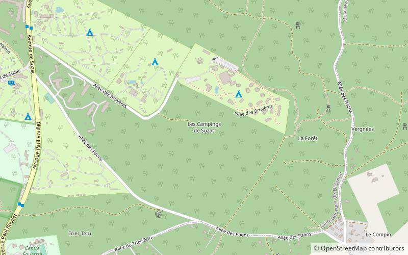 Les Campings de Suzac location map