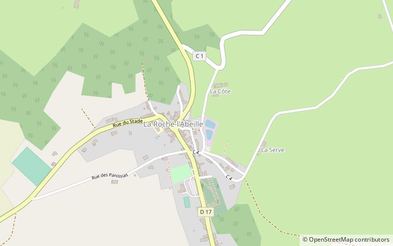 La Roche-l'Abeille location map