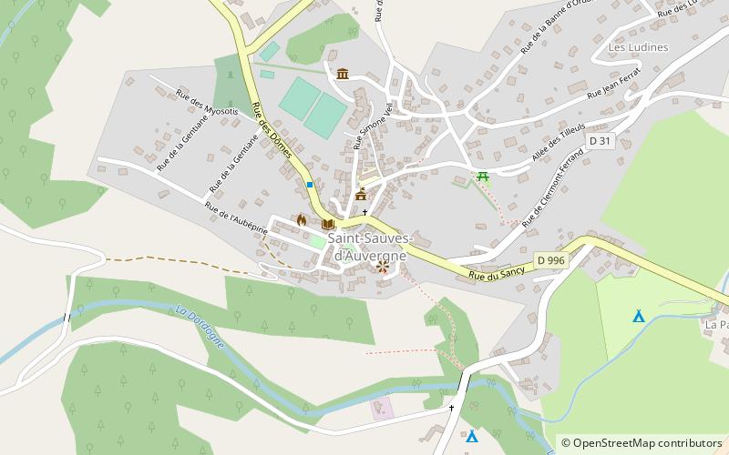 Saint-Sauves-d’Auvergne location map