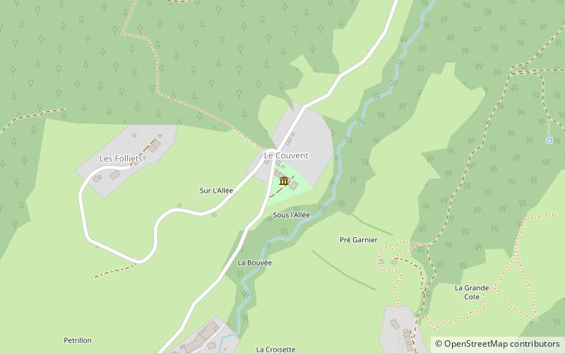 Chartreuse d'Aillon location map