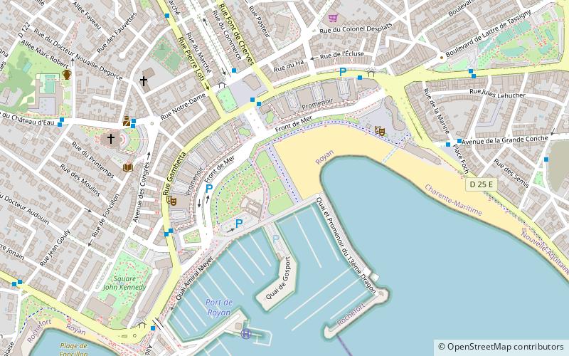 esplanade felix marie de kerimel de kerveno royan location map