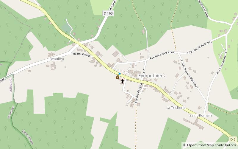 Eymouthiers location map