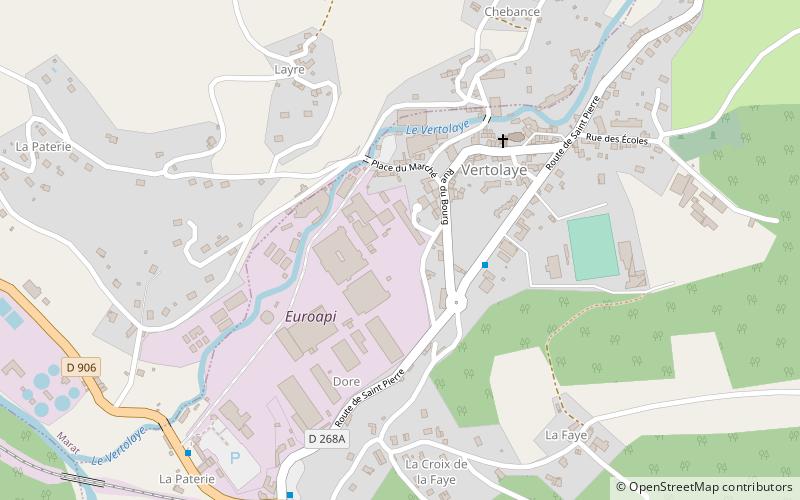 Vertolaye location map