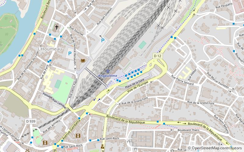 Place de la Gare location map