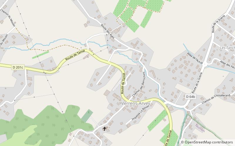 Plancherine location map