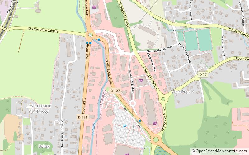 Drumettaz-Clarafond location map