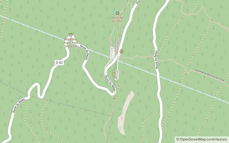 Signal du Mont du Chat location map