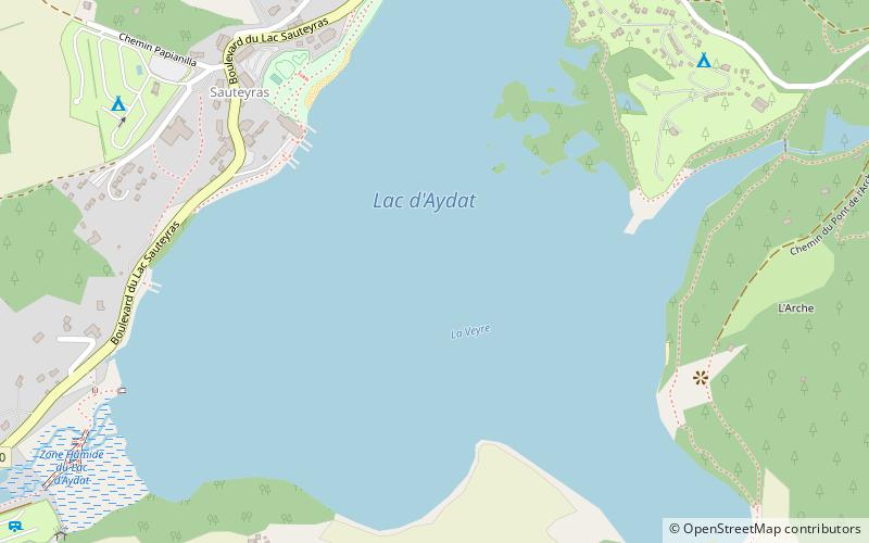 Lac d'Aydat location map
