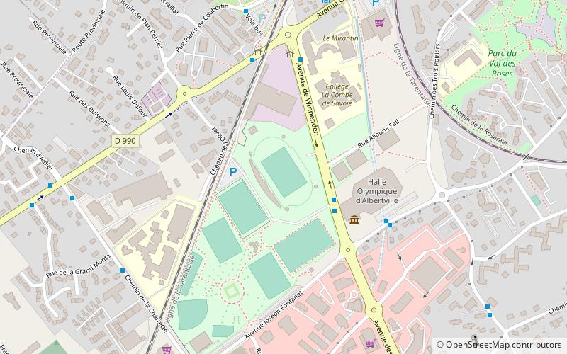 Stade olympique Henri-Dujol location map