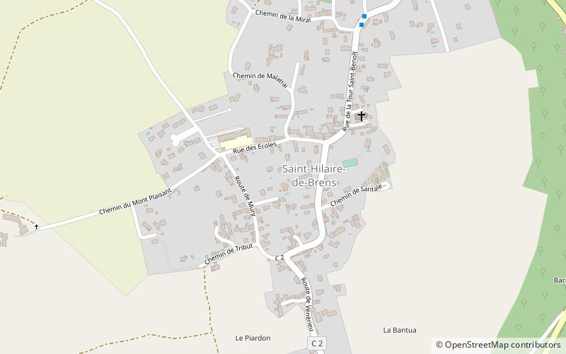 Saint-Hilaire-de-Brens location map