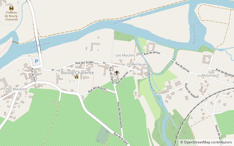 Église Saint-Jean-Baptiste de Bourg-Charente location map