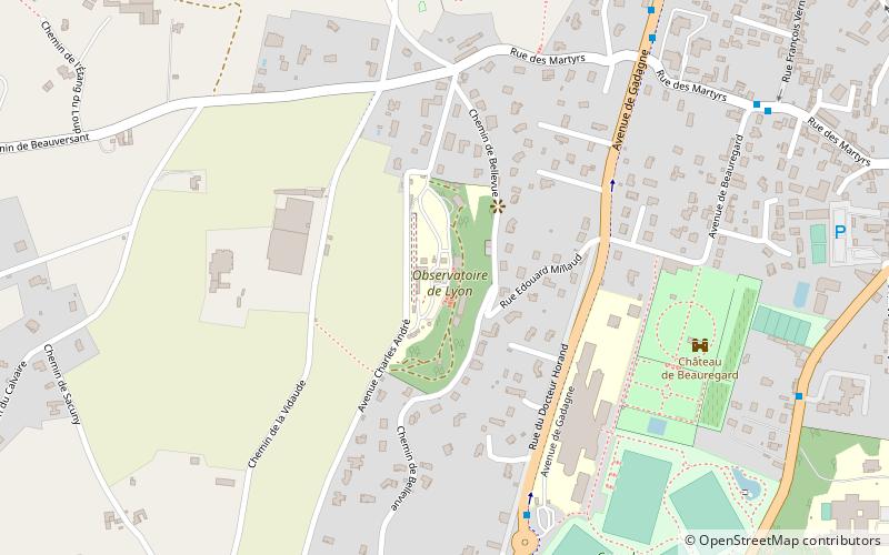 Observatoire de Lyon location map