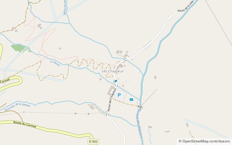 auberge refuge de la nova bourg saint maurice location map